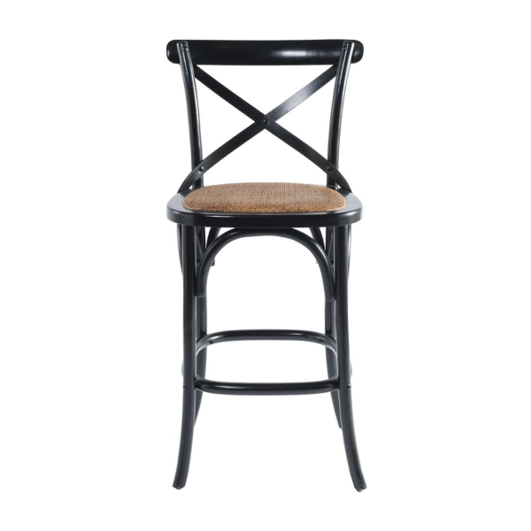 Chaise Bistrot comptoir noir